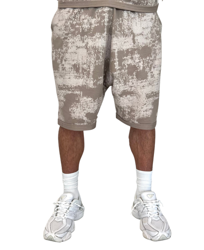 Pantaloni scurti faded cappuccino