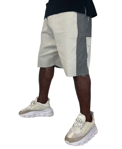 Pantaloni scurti tip blugi