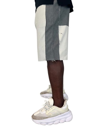 Pantaloni scurti tip blugi