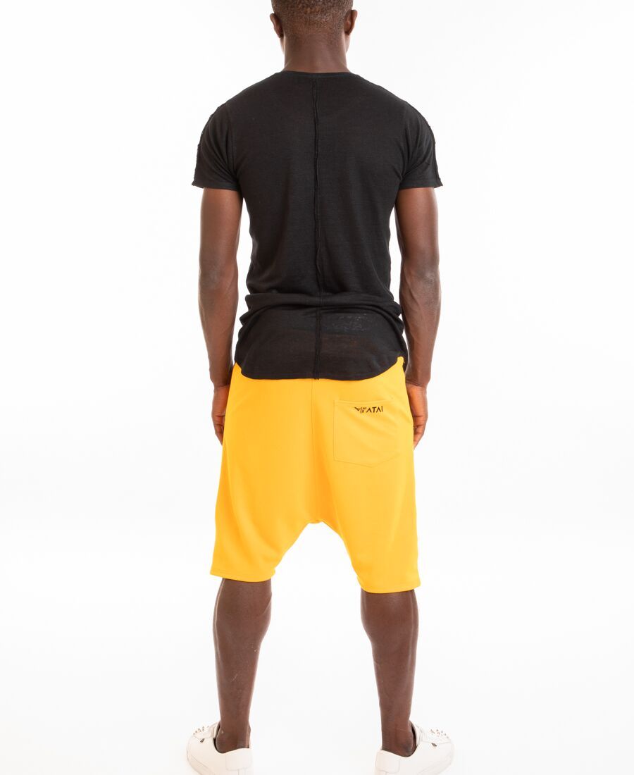 Yellow short trousers with black side - Fatai Style