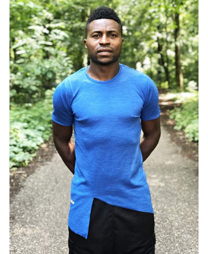 Blue t-shirt with special design - Fatai Style