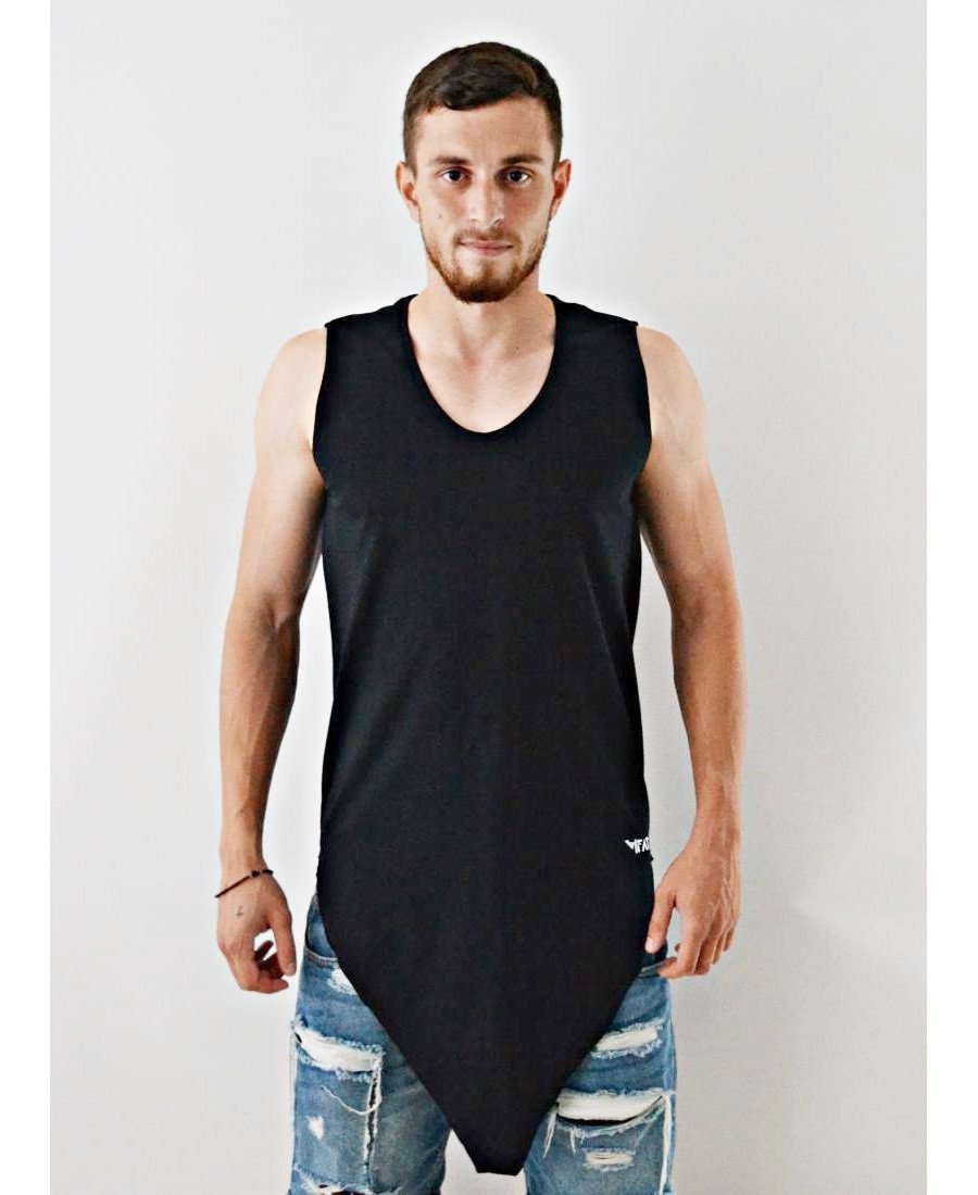 Sleeveless Top ''All Black'' - Fatai Style