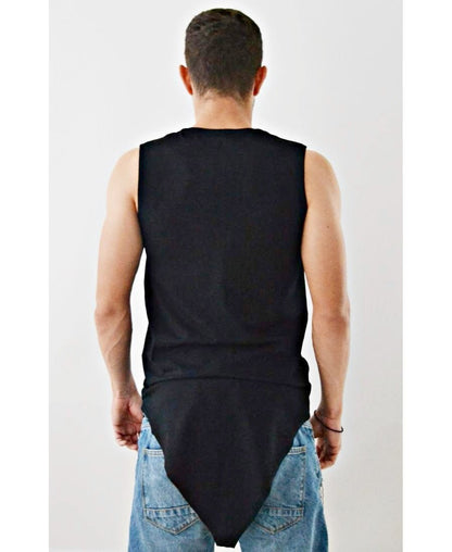 Sleeveless Top ''All Black'' - Fatai Style