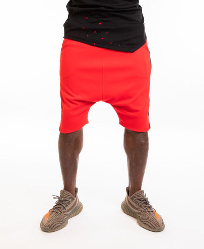 Red short trousers with black line - Fatai Style