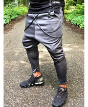 Încarcă imaginea în vizualizatorul Galerie, Grey trousers with special design - Fatai Style
