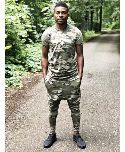 (SET) Tracksuit ''Long Camo'' (t-shirt+trousers) - Fatai Style