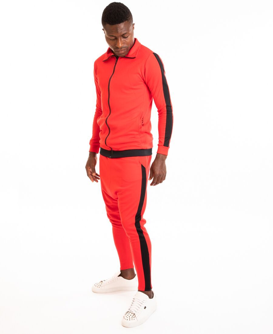 Red trousers with black line - Fatai Style