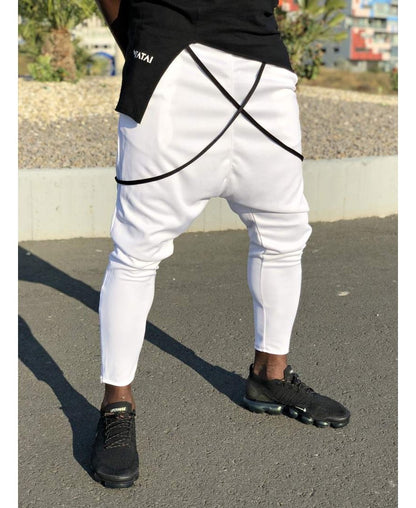 White trousers with black design - Fatai Style