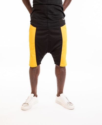 Black short trousers with yellow side - Fatai Style