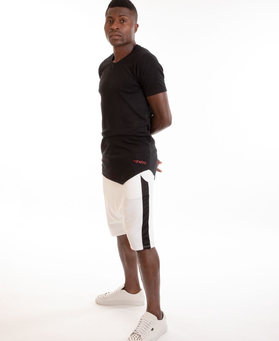 White short trousers with black line - Fatai Style