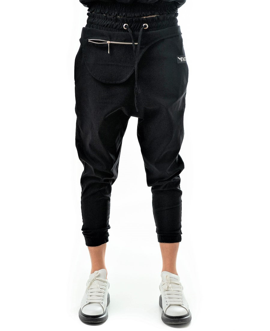 Pantaloni casual cu borseta