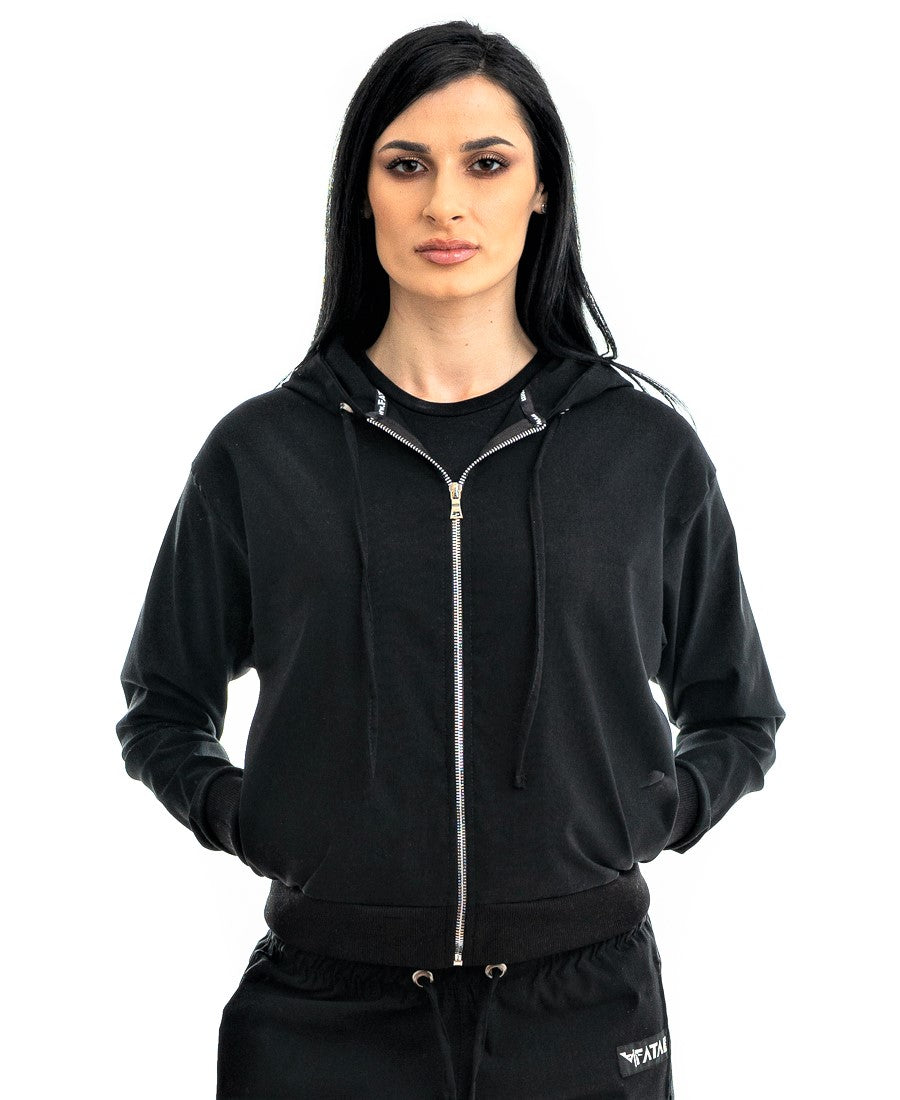 Bluza neagra - tip jacheta