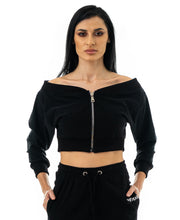 Încarcă imaginea în vizualizatorul Galerie, Bluza casual neagra - tip jacheta
