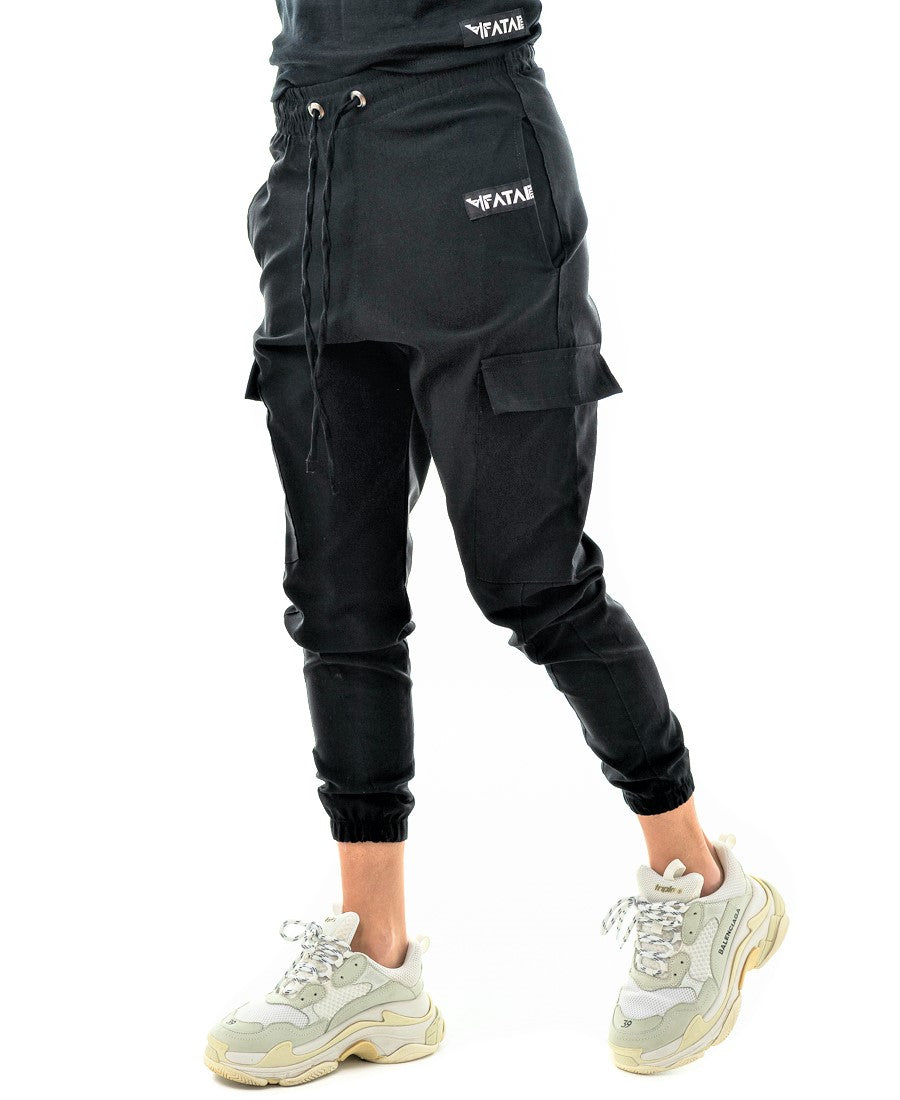 Pantaloni casual cu buzunare laterale
