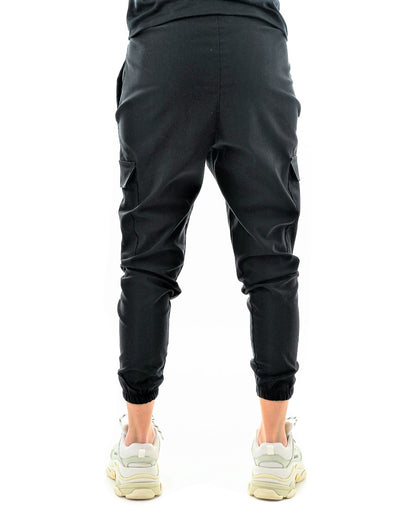 Pantaloni casual cu buzunare laterale