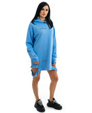 Încarcă imaginea în vizualizatorul Galerie, Rochie bleu sport - imprimata
