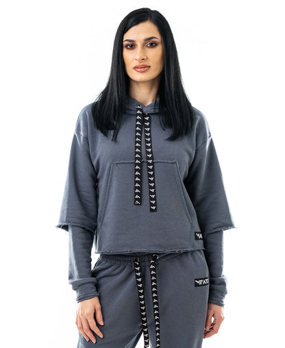 Bluza gri - tip 2in1