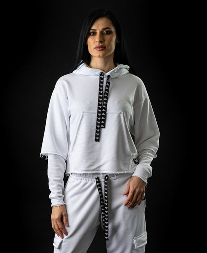 Bluza alba - tip 2in1