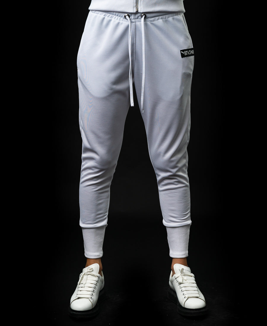 Pantaloni albi casual/sport