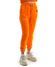 Încarcă imaginea în vizualizatorul Galerie, Pantaloni portocalii imprimati cu folie aplicata prin termotransfer
