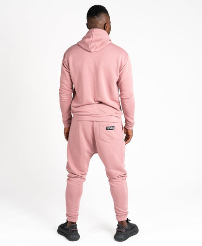 Pink tracksuit with black logo - Fatai Style