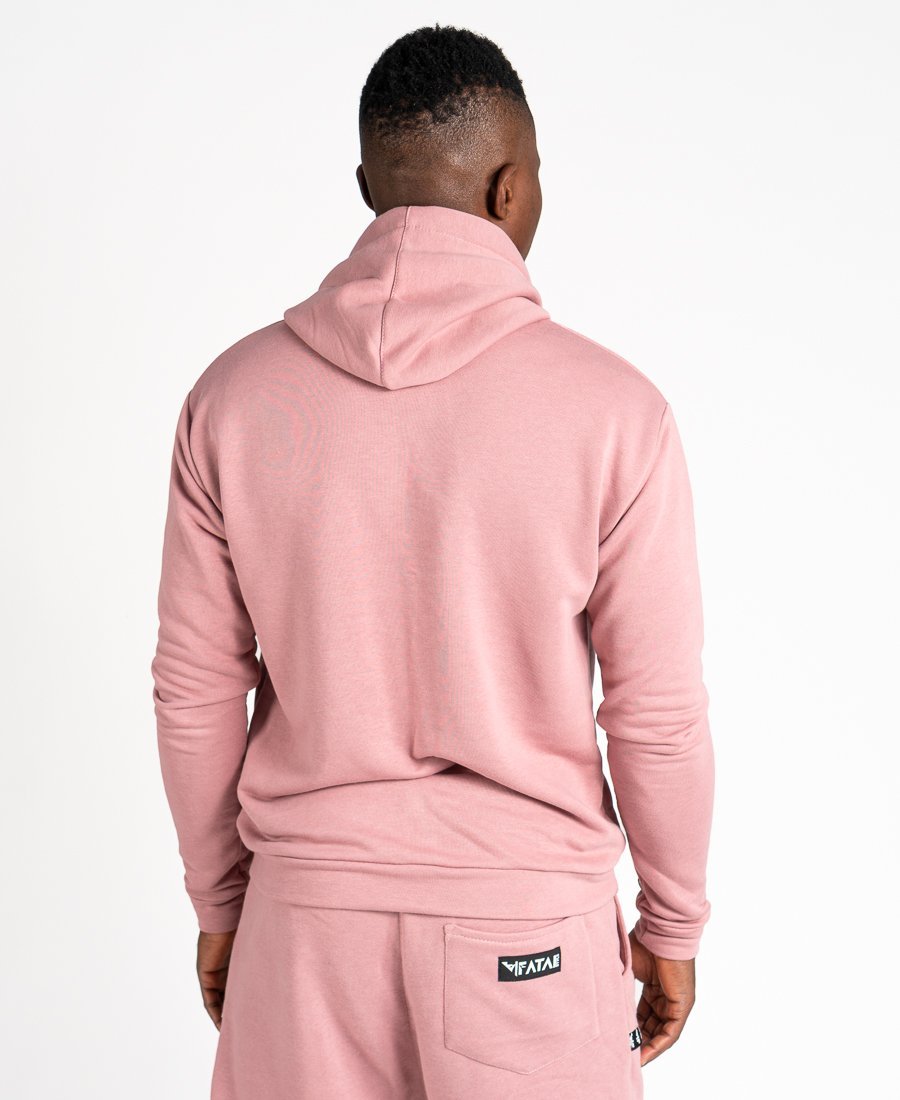 Pink sweater with black logo - Fatai Style