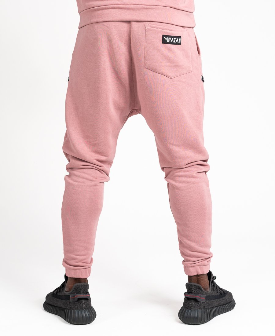 Pink trousers with black logo - Fatai Style