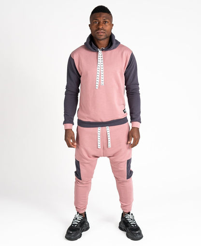 Pink tracksuit with grey - Fatai Style