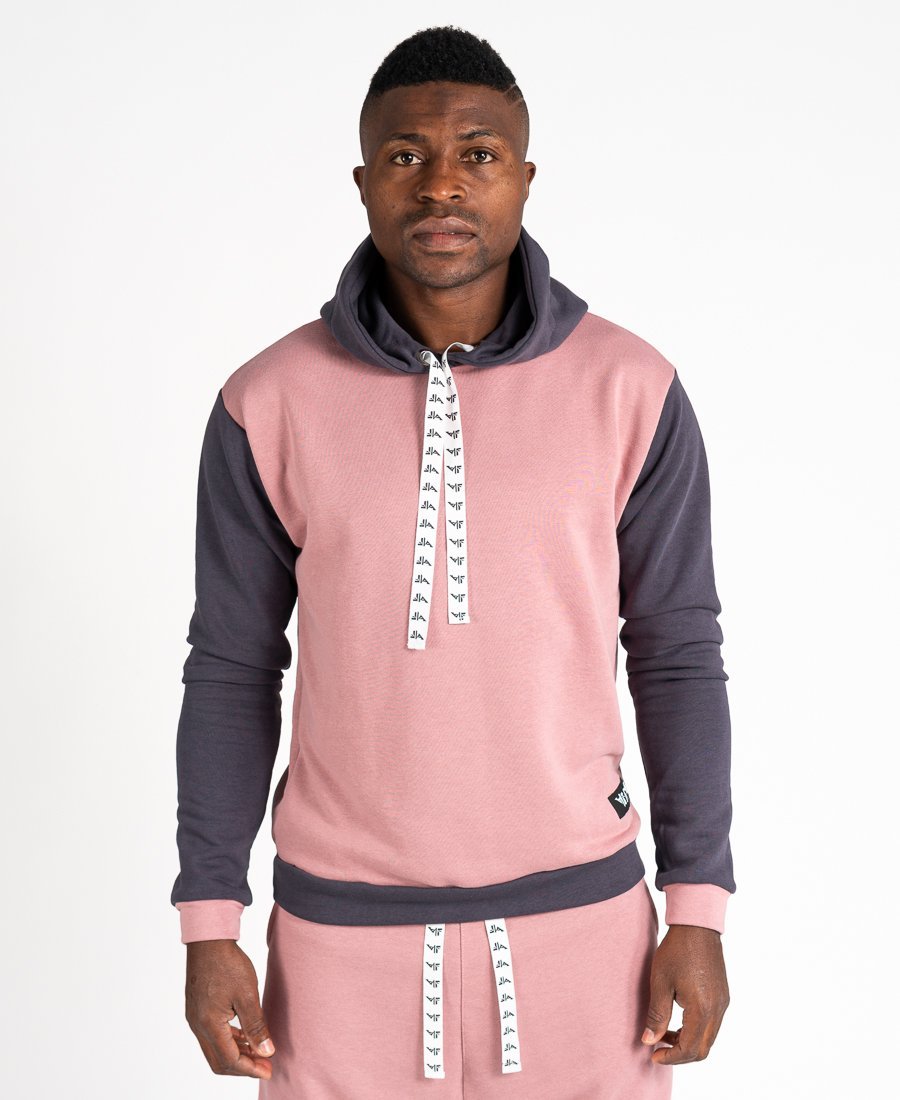 Pink sweater with grey - Fatai Style