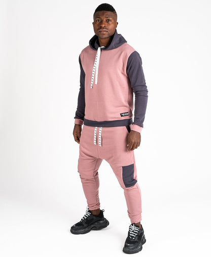 Pink tracksuit with grey - Fatai Style