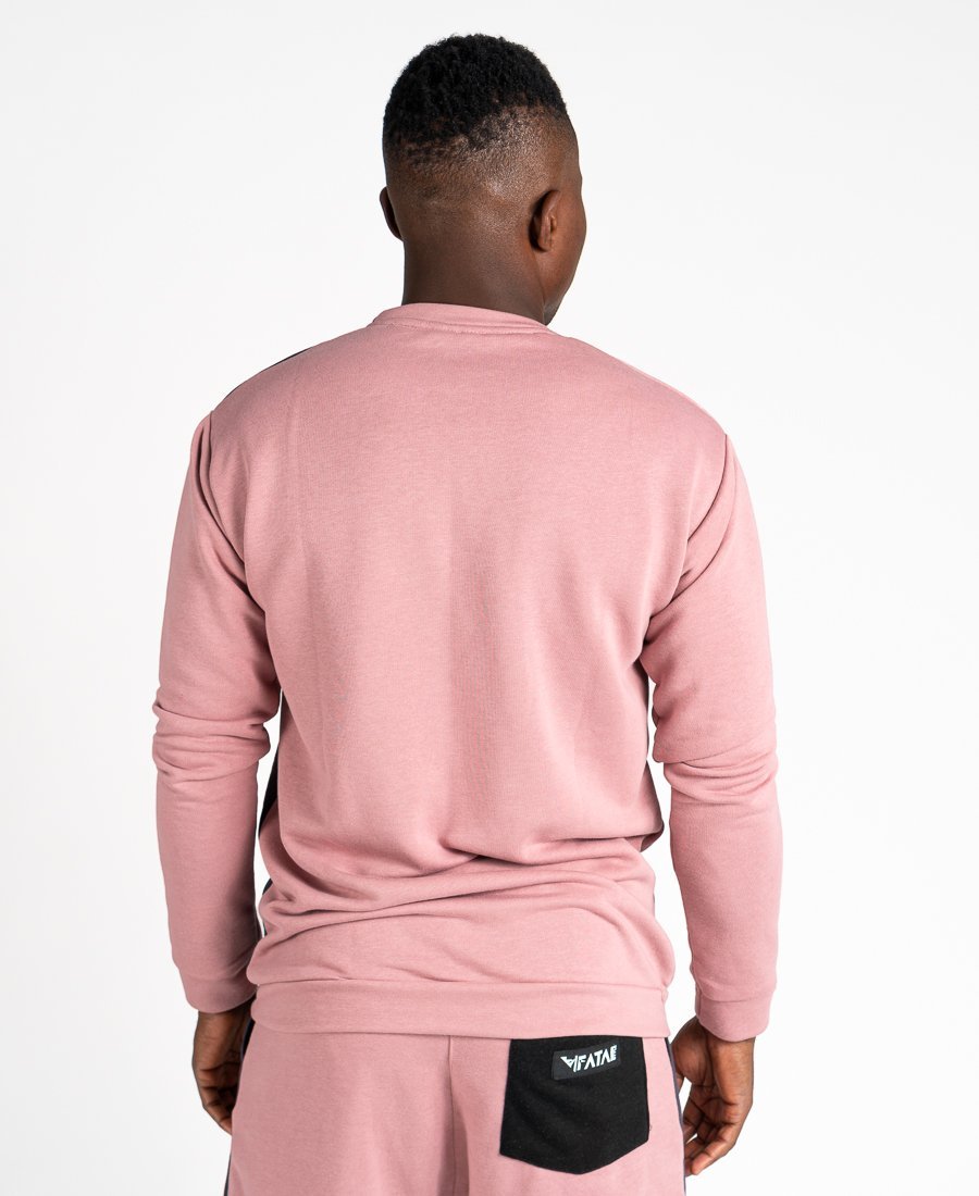 Pink sweater with black and grey - Fatai Style