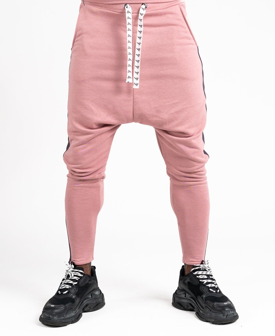 Pink trousers with grey line - Fatai Style