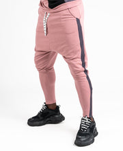 Încarcă imaginea în vizualizatorul Galerie, Pink trousers with grey line - Fatai Style
