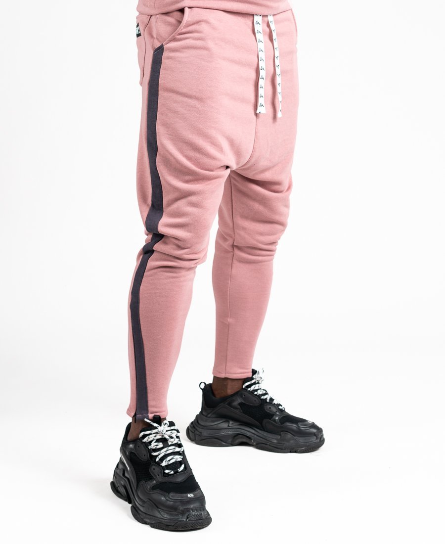 Pink trousers with grey line - Fatai Style