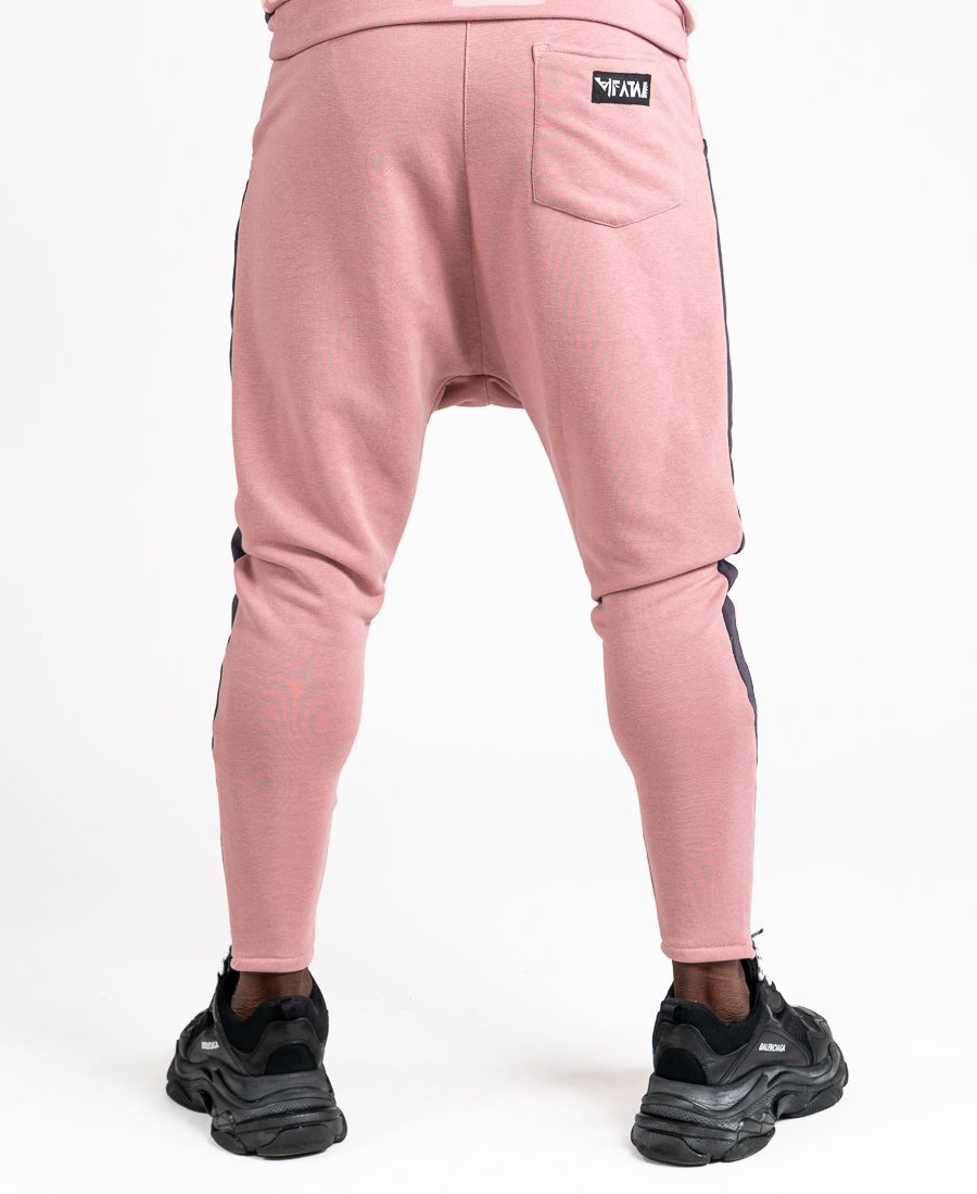 Pink trousers with grey line - Fatai Style