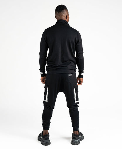 Black tracksuit with logo design - Fatai Style
