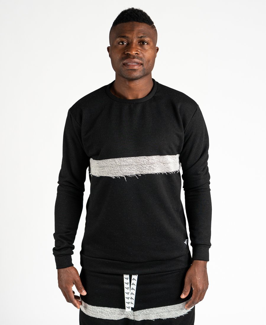 Black sweater with special design - Fatai Style