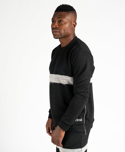 Black sweater with special design - Fatai Style
