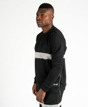 Încarcă imaginea în vizualizatorul Galerie, Black sweater with special design - Fatai Style
