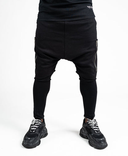 Trousers 2 in 1 short over long with zip design - Fatai Style