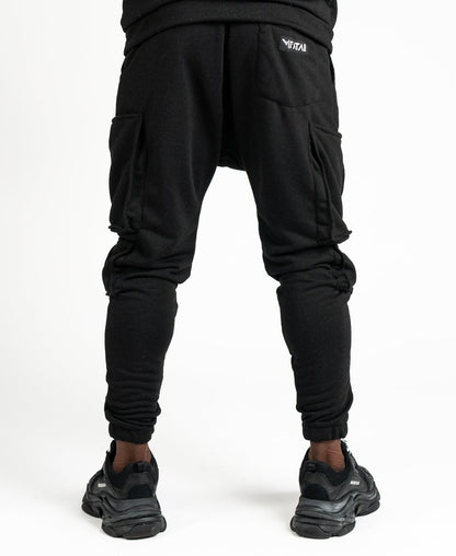 Black trousers with pockets - Fatai Style