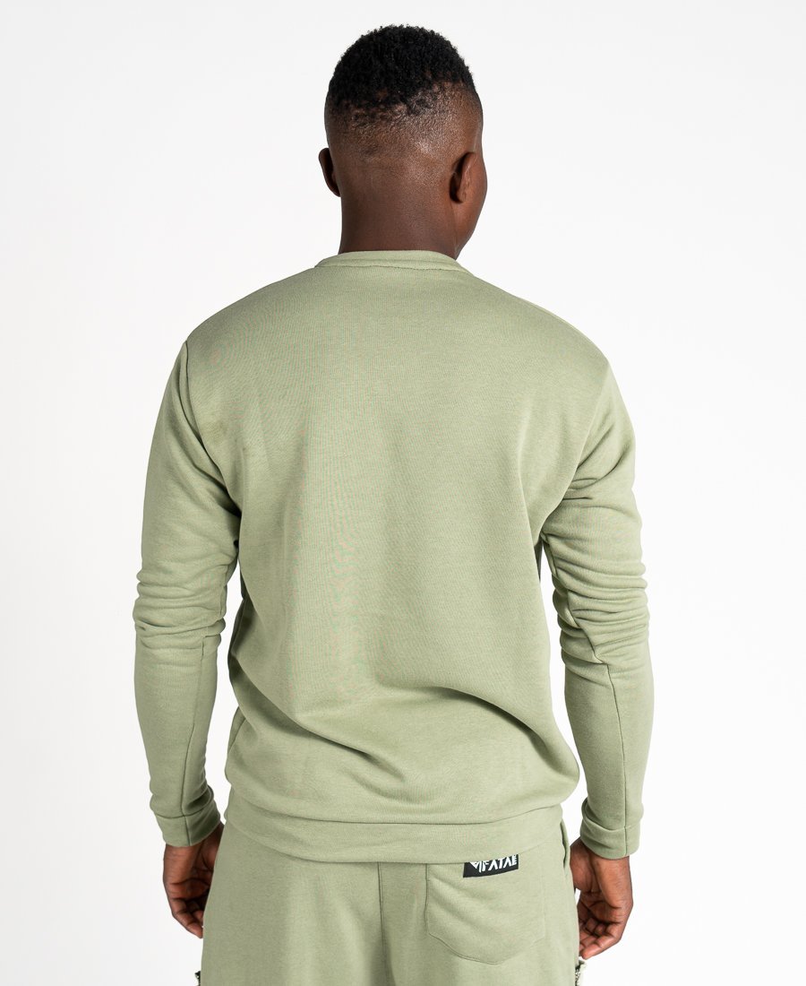 Green sweater with pockets - Fatai Style