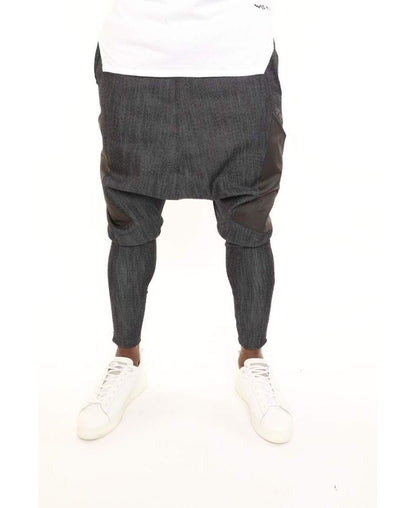 Dark blue jeans with black pockets - Fatai Style