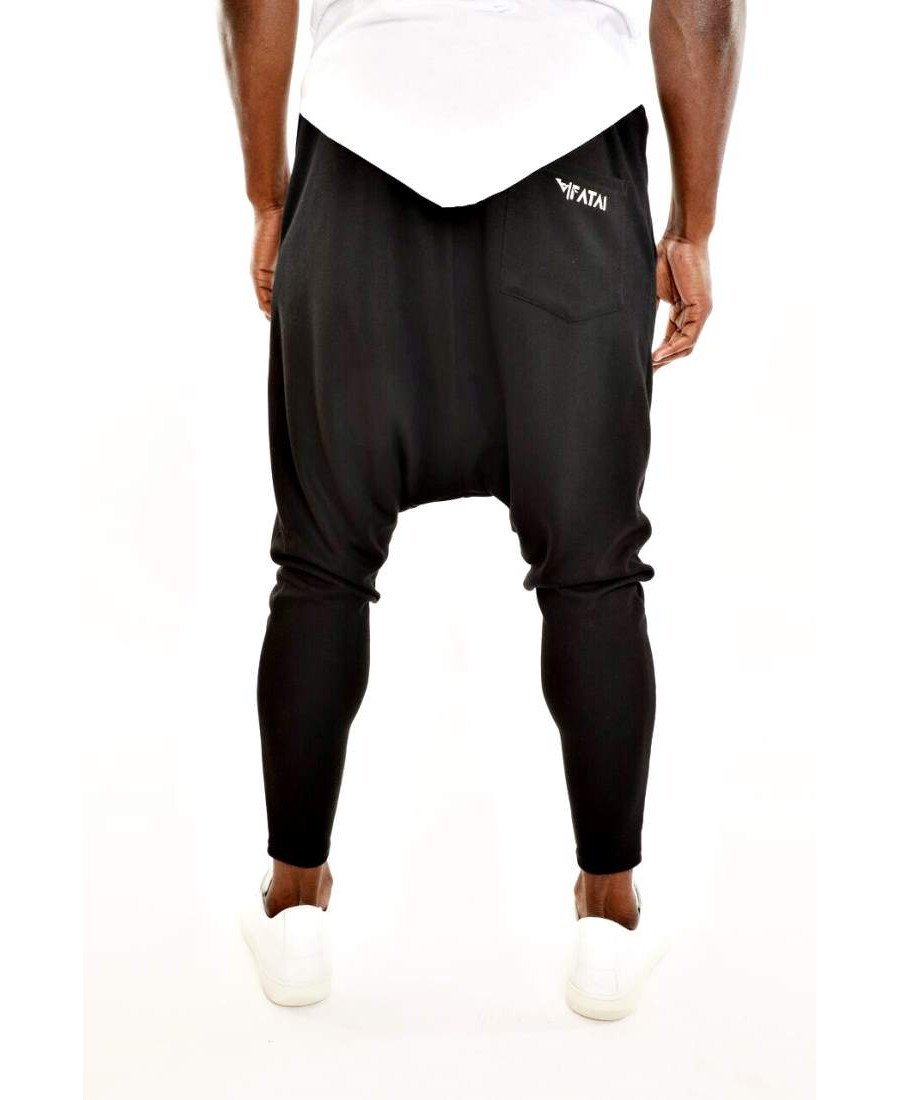 Black trousers with front design - Fatai Style
