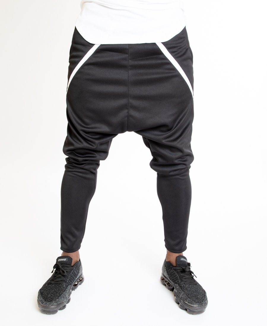 Black trousers with white small line - Fatai Style