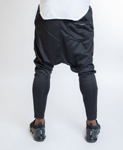 Încarcă imaginea în vizualizatorul Galerie, Black trousers with side grey cuts - Fatai Style
