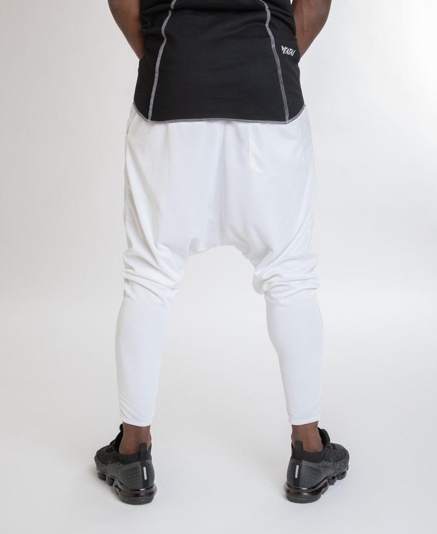 White trousers with front design - Fatai Style