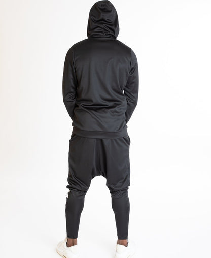 Black tracksuit with white stripes - Fatai Style