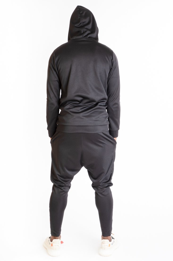 Black tracksuit with gold zip - Fatai Style