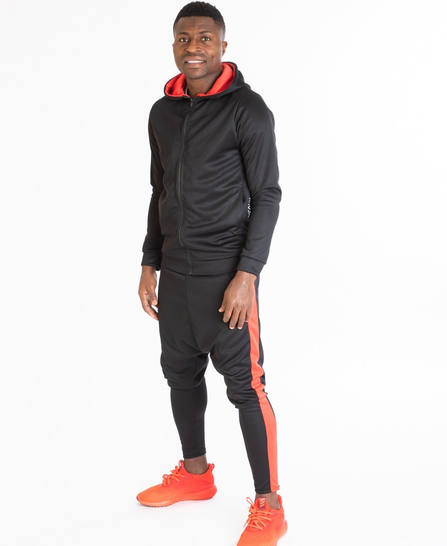 Black tracksuit with red design - Fatai Style